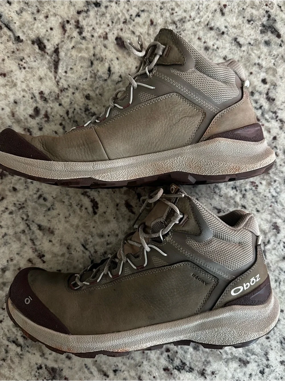 Obōz Mens Cottonwood Mid B-dry Hiking Shoes Size 10.5